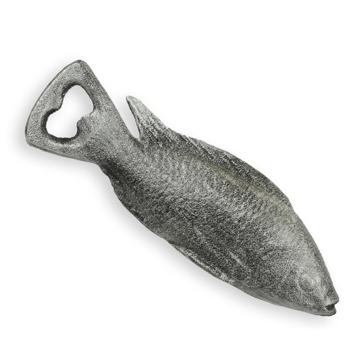 A CAST IRON FISH BOTTLE OPENER