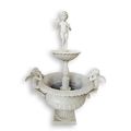 A CAST IRON FOUNTAIN
