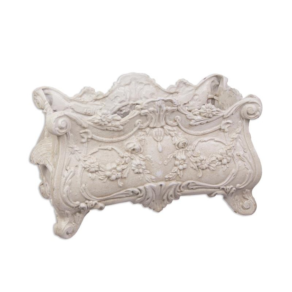 A CAST IRON FRENCH STYLE PLANTER