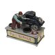 A CAST IRON FULL SERVICE MECHANICAL BANK
