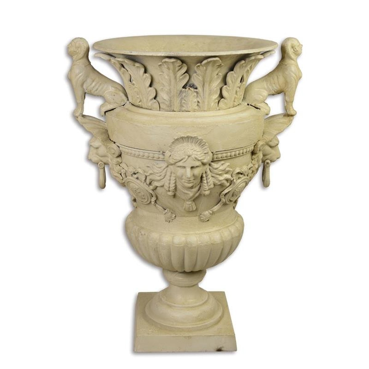A Cast Iron Garden Urn (ex MB-115)