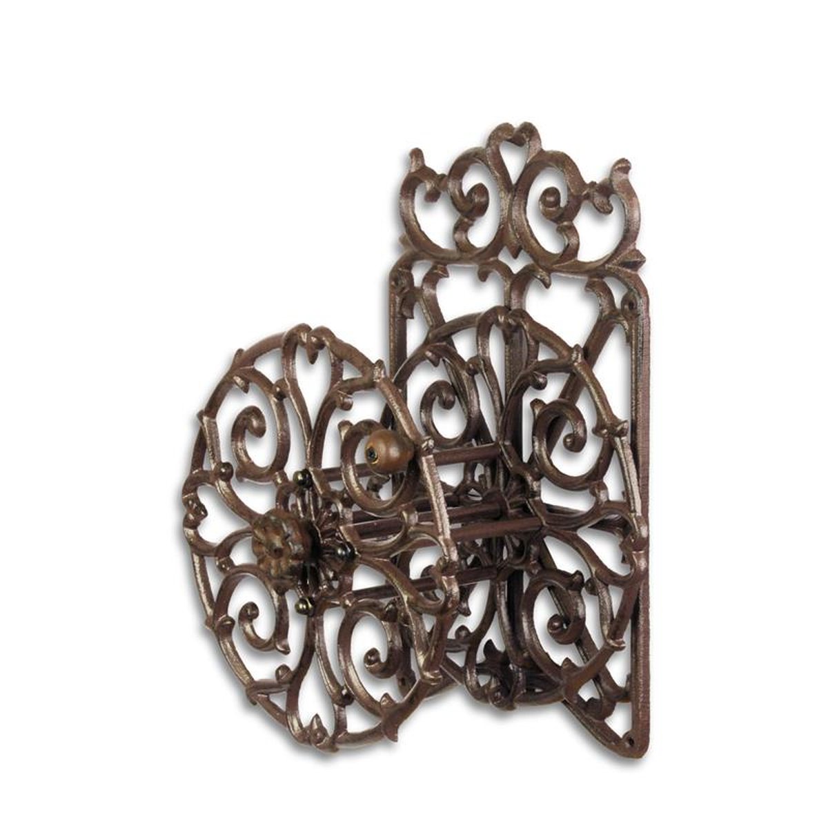 A CAST IRON HOSE REEL