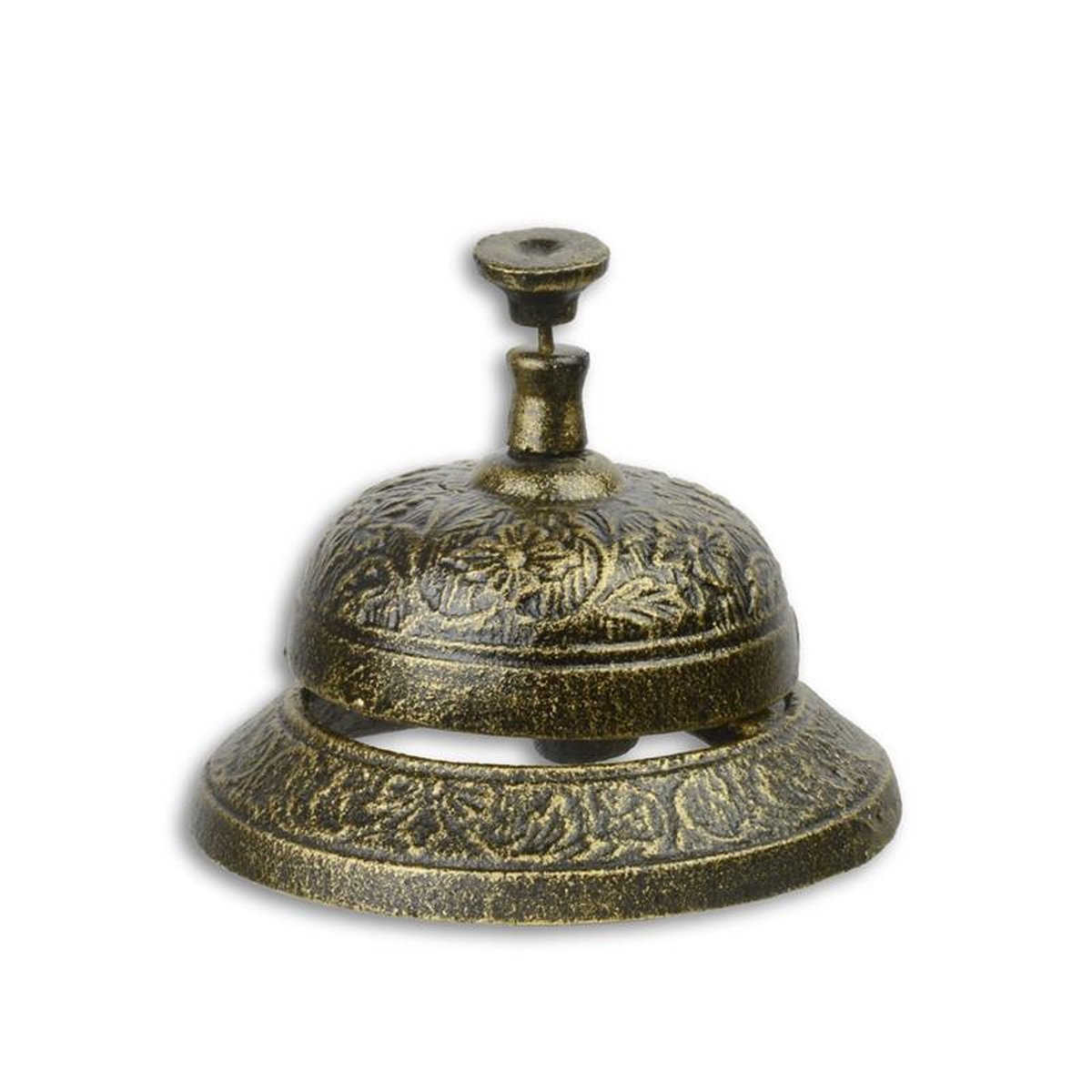 A CAST IRON HOTEL BELL