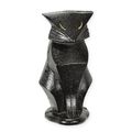 A CAST IRON HUBLEY CAT DOORSTOP