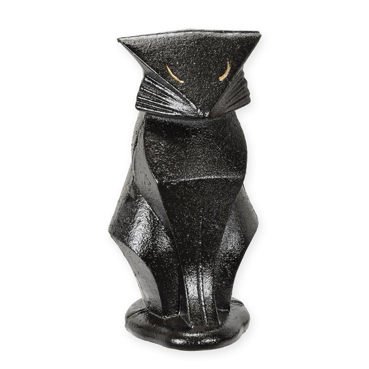 A CAST IRON HUBLEY CAT DOORSTOP