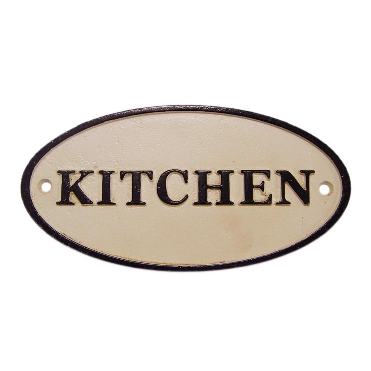 A CAST IRON KITCHEN" PLAQUE"
