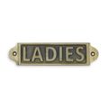 A CAST IRON LADIES" PLAQUE"