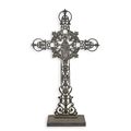 A CAST IRON MARY OF THE ROSES" CROSS"
