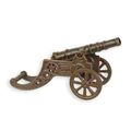A CAST IRON MODEL OF A CANON