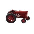 A CAST IRON MODEL OF A TRACTOR