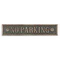 A CAST IRON NO PARKING" PLAQUE"