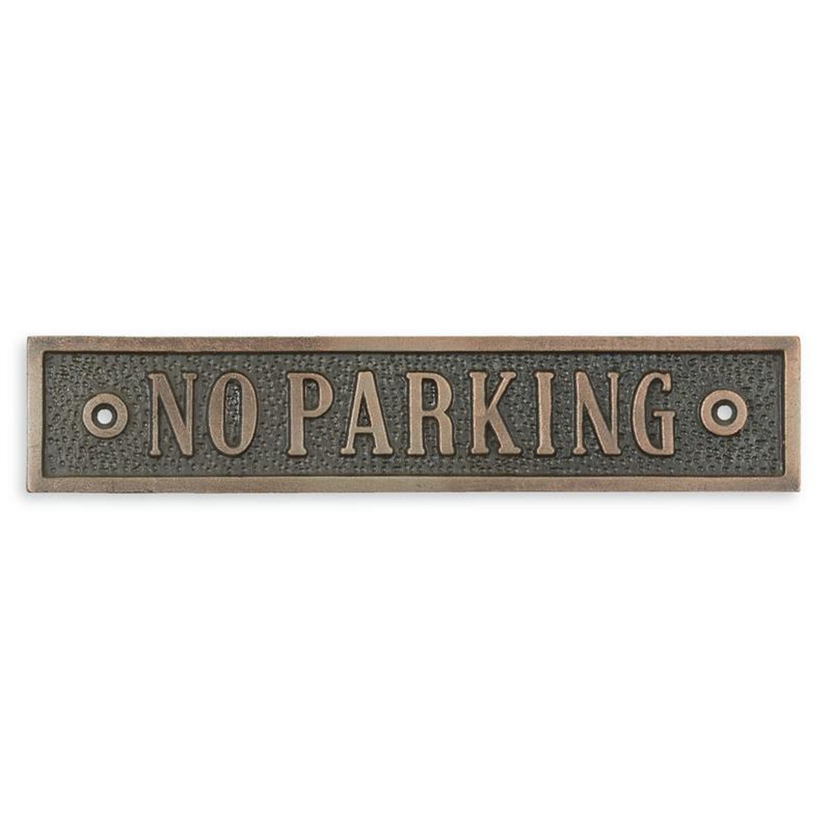 A CAST IRON NO PARKING" PLAQUE"