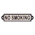 A CAST IRON NO SMOKING" PLAQUE"