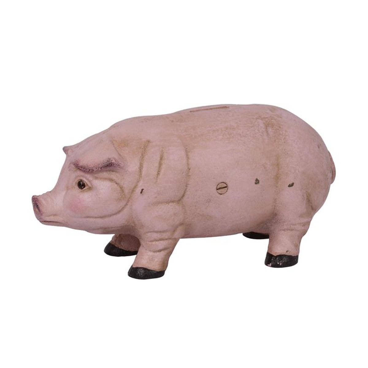 A CAST IRON PIGGY BANK