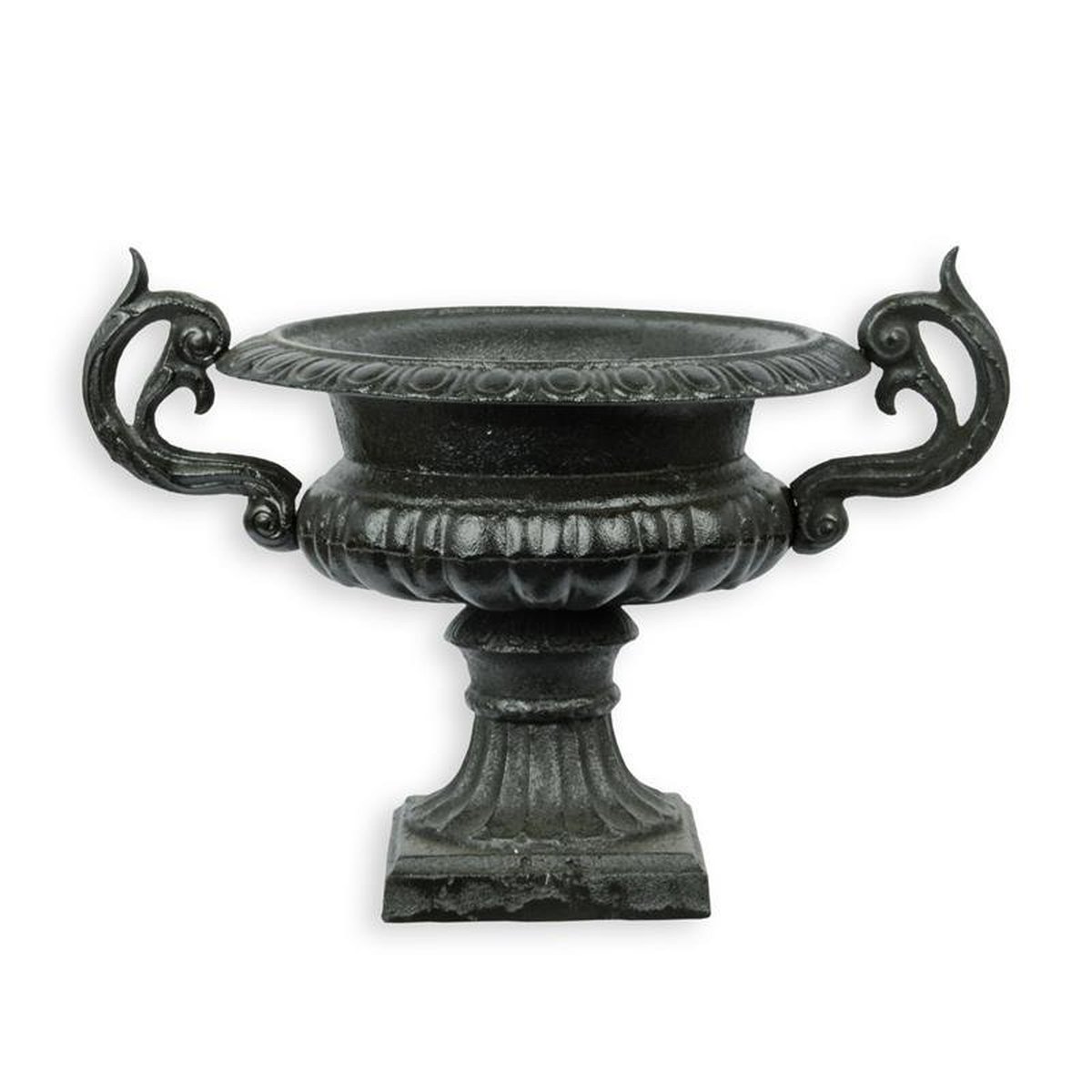 A Cast Iron Planter, Black
