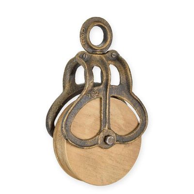 A CAST IRON PULLEY