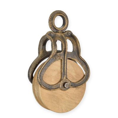 A CAST IRON PULLEY