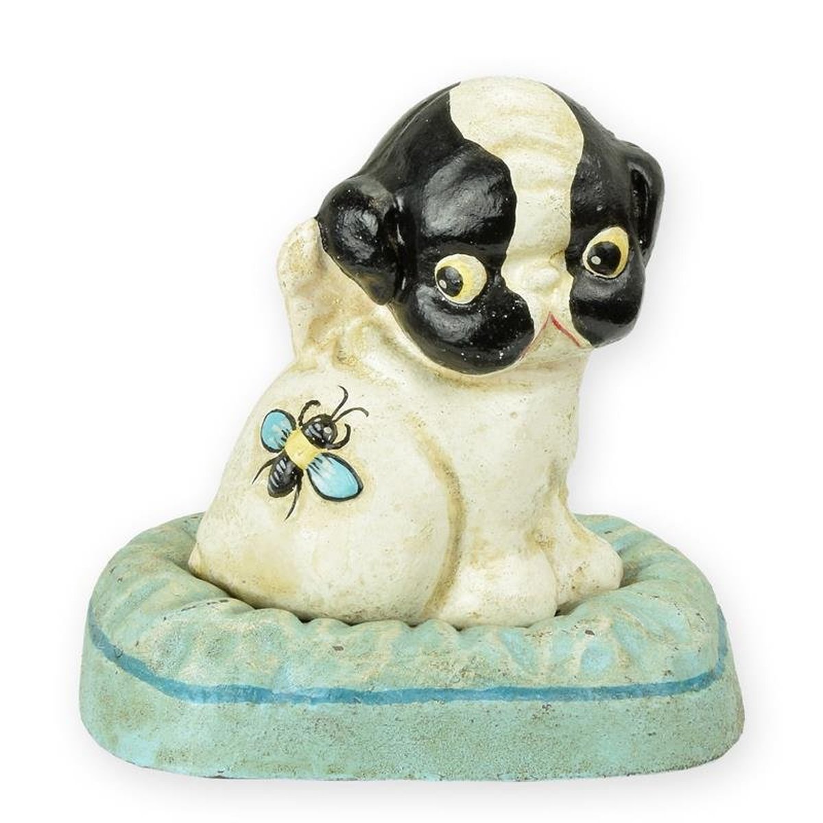 A Cast Iron Puppy Bank