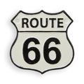 A CAST IRON ROUTE 66" PLAQUE"