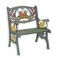 A CAST IRON SINGLE TEDDY BEAR CHAIR