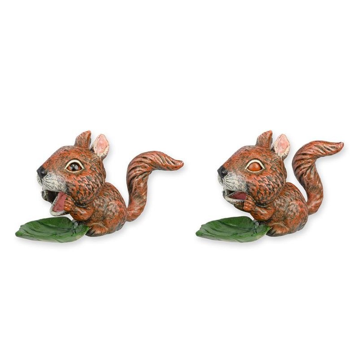 A CAST IRON SQUIRREL NUT CRACKER