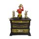 A CAST IRON STREET ORGAN MONEY MECHANICAL BANK