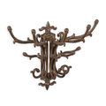 A CAST IRON SWIVEL COAT HOOK