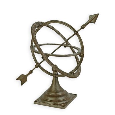 A CAST IRON TABLE SUNDIAL