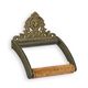 A CAST IRON TOILET PAPER HOLDER