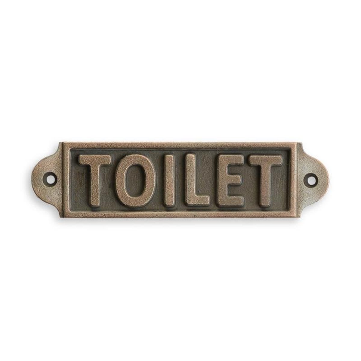 A Cast Iron Toilet" Plaque"