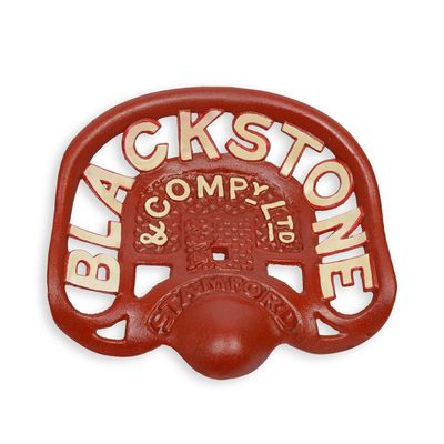 A CAST IRON TRACTOR SEAT BLACKSTONE""