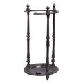 A CAST IRON UMBRELLA STAND