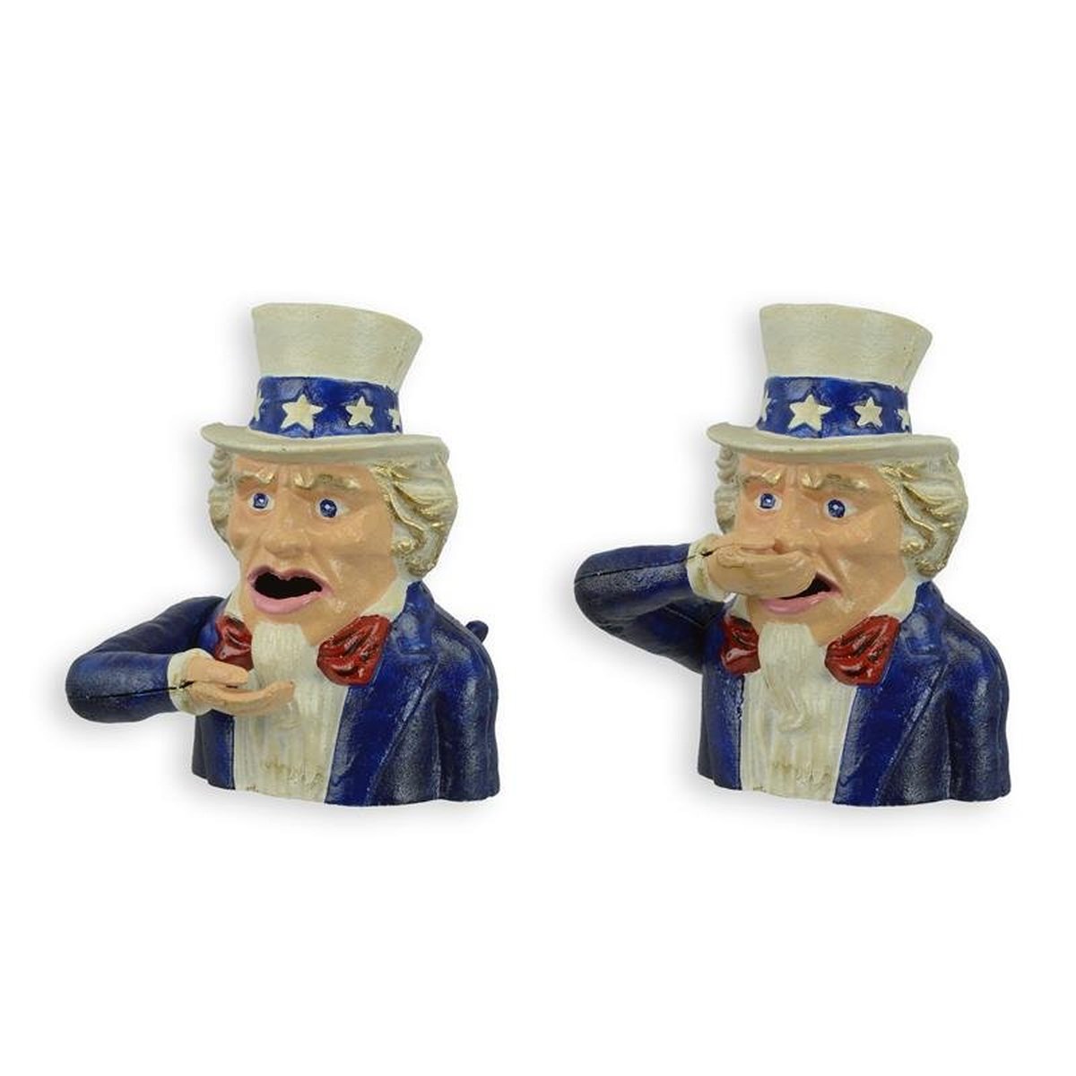 A Cast Iron Uncle Sam Mechanical Bank