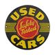 A CAST IRON USED CARS" PLAQUE"