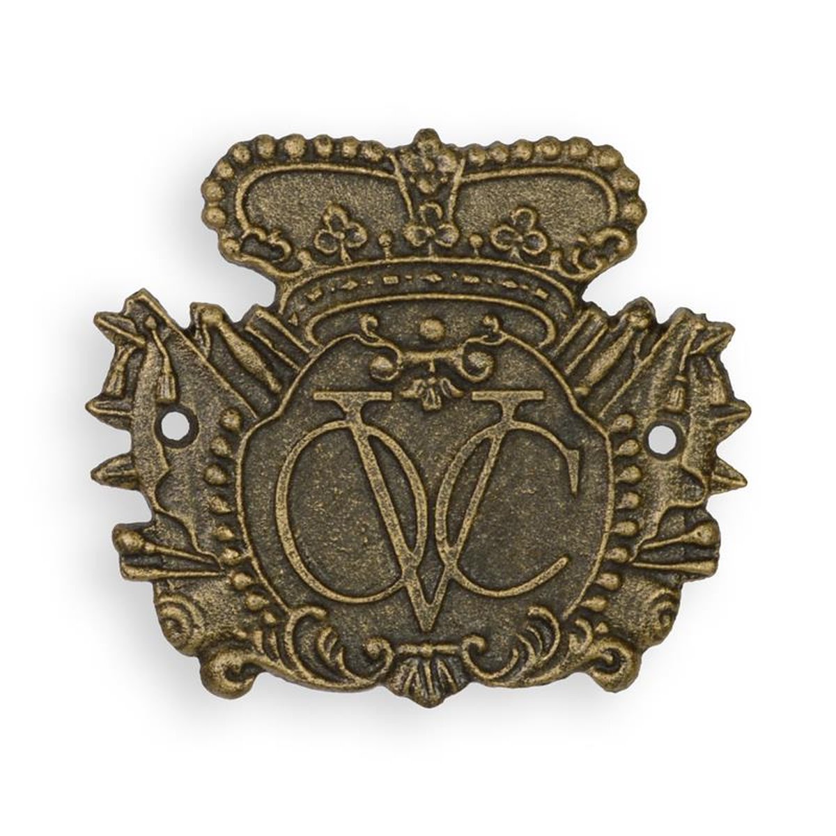 A CAST IRON VOC (EAST INDIA COMPANY) PLAQUE