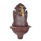 A CAST IRON WALL FOUNTAIN