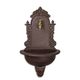 A CAST IRON WALL FOUNTAIN