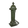A CAST IRON WATER HYDRANT, GREEN