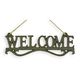 A CAST IRON WELCOME" SIGN"