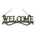 A CAST IRON WELCOME" SIGN"