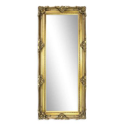 A GOLD MIRROR - GLASS SIZE 60 X 180 CM.