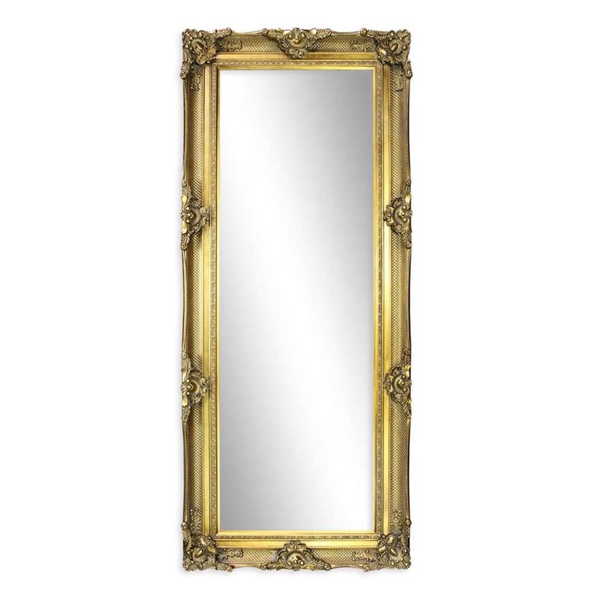 A GOLD MIRROR - GLASS SIZE 60 X 180 CM.