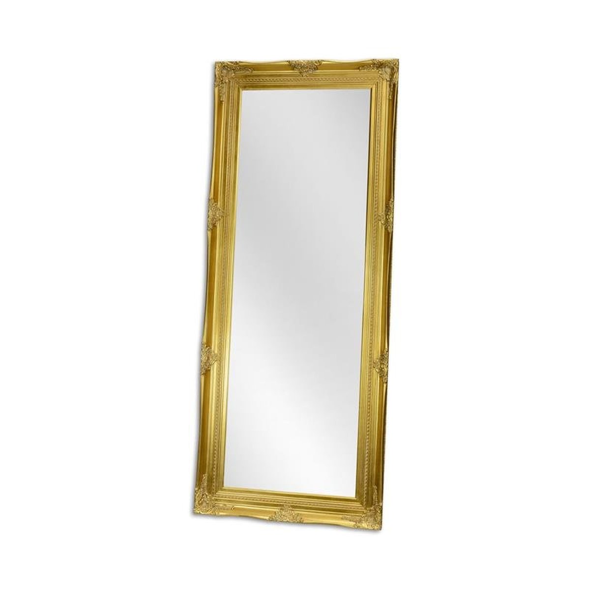 A Gold Mirror - Glass Size 60 X 180 Cm.