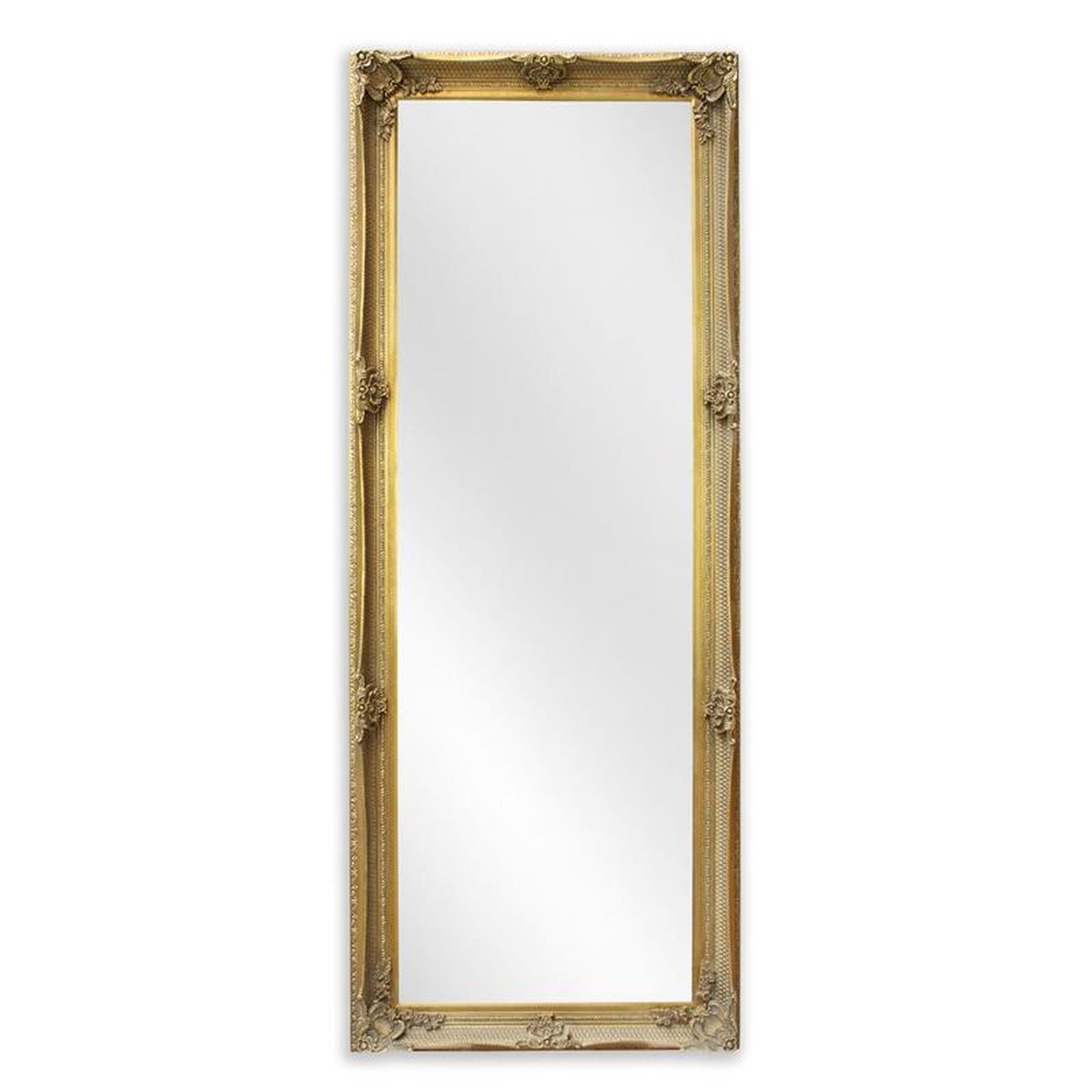A GOLD MIRROR - GLASS SIZE 60 X 180 CM.