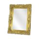 A GOLD MIRROR - GLASS SIZE 60 X 90 CM.