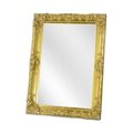 A GOLD MIRROR - GLASS SIZE 60 X 90 CM.