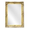 A GOLD MIRROR - GLASS SIZE 60 X 90 CM.