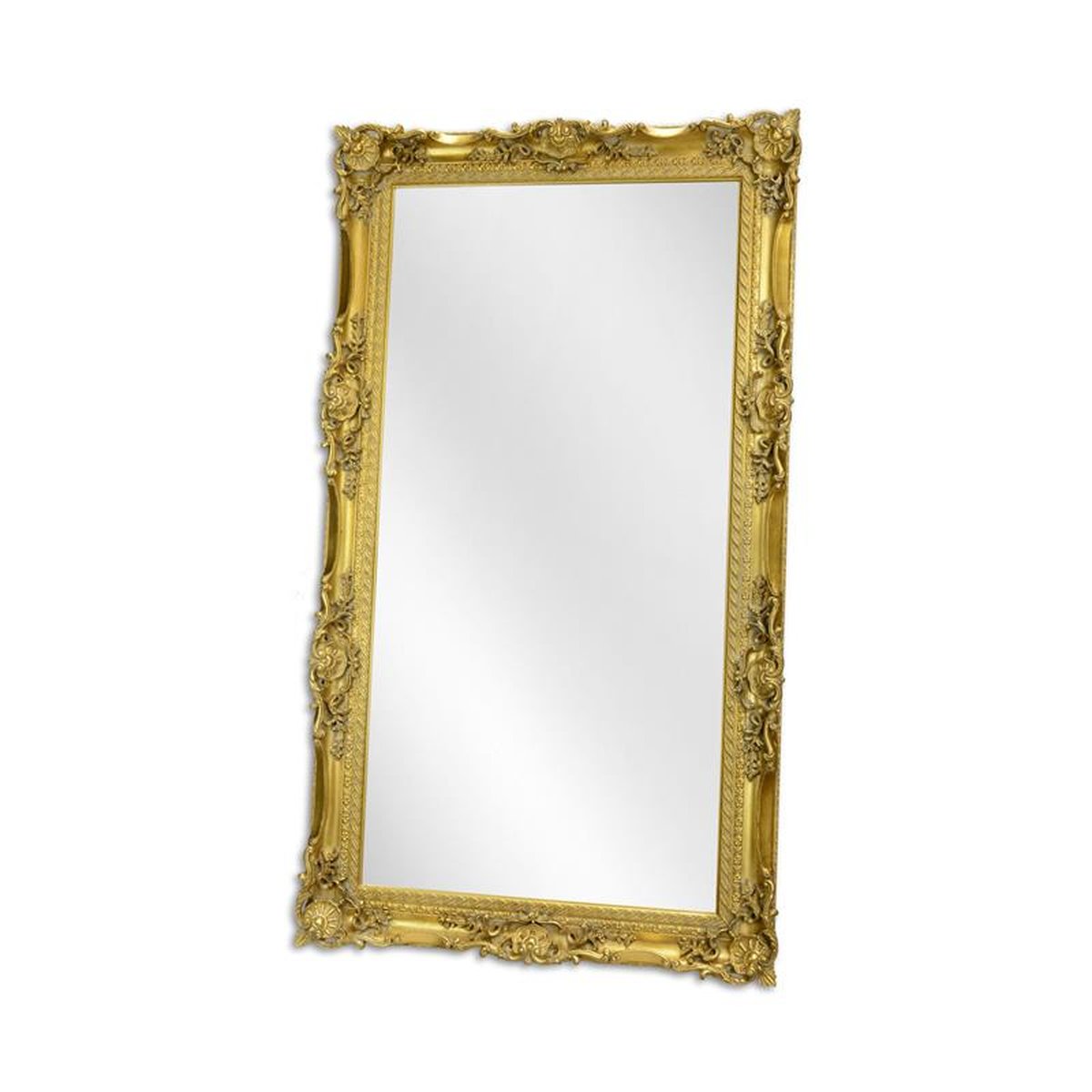 A GOLD MIRROR - GLASS SIZE 90 X 180 CM.