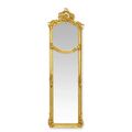 A GOLD TRUMEAU MIRROR