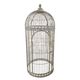 A LARGE IRON BIRD CAGE